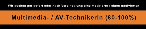 Multimedia- / AV-TechnikerIn